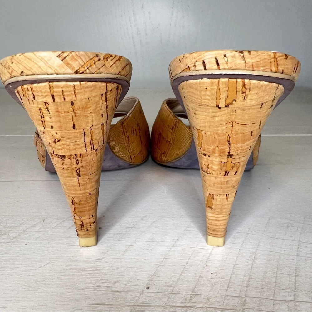 Donald Pliner Feigel Cork Mule Heels - Picture 7 of 11